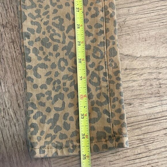 KLIQUE B SKINNY FIT DISTRESSED LEOPARD PRINT SKINNY FIT PANTS.  NEW WITH… - Picture 5 of 12